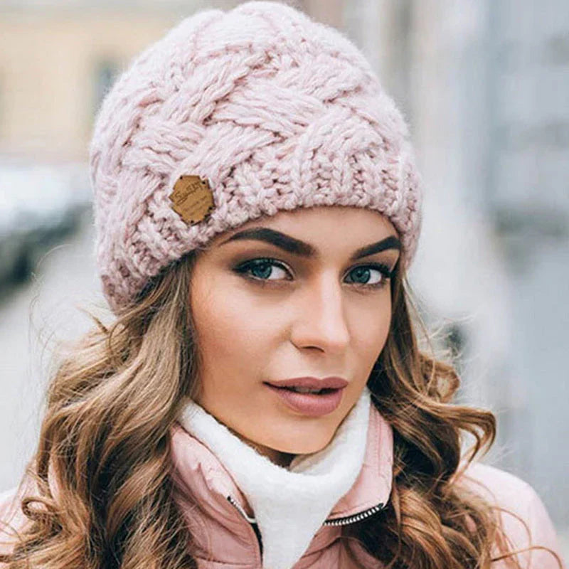 Soft Knitted Wool Blend Beanie for Everyday Warmth