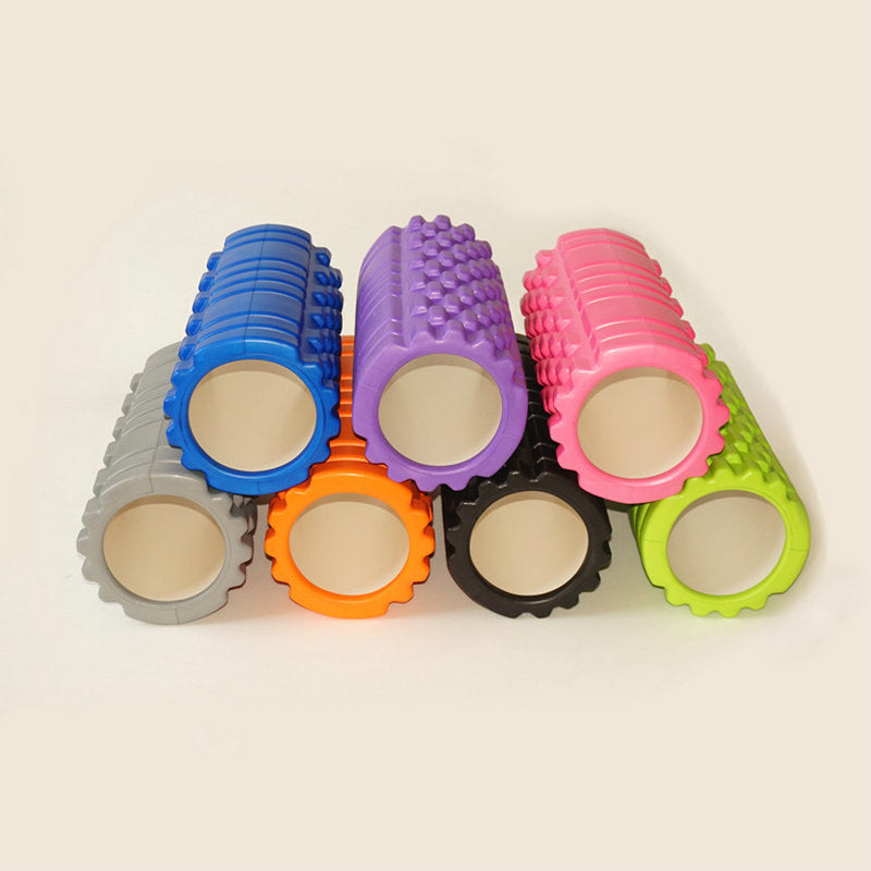 Textured EVA foam roller for massage