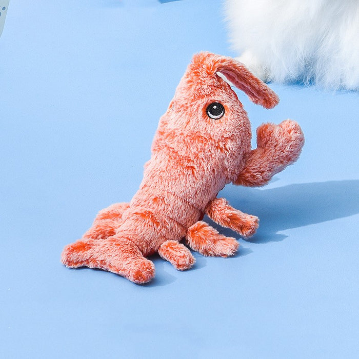 Plushridge Flopping Lobster Cat Toy with Moving Tail