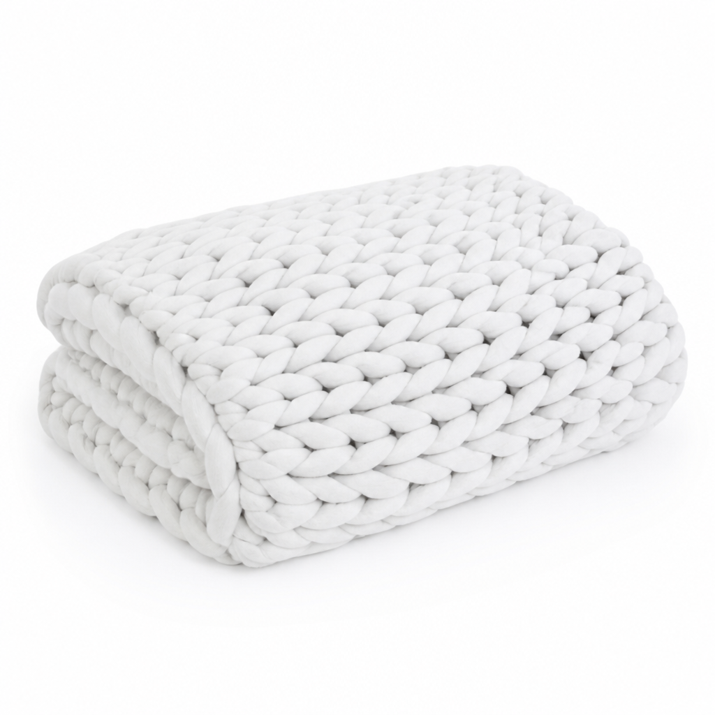 Breathable Temperature-Regulating Weighted Blanket, Washable