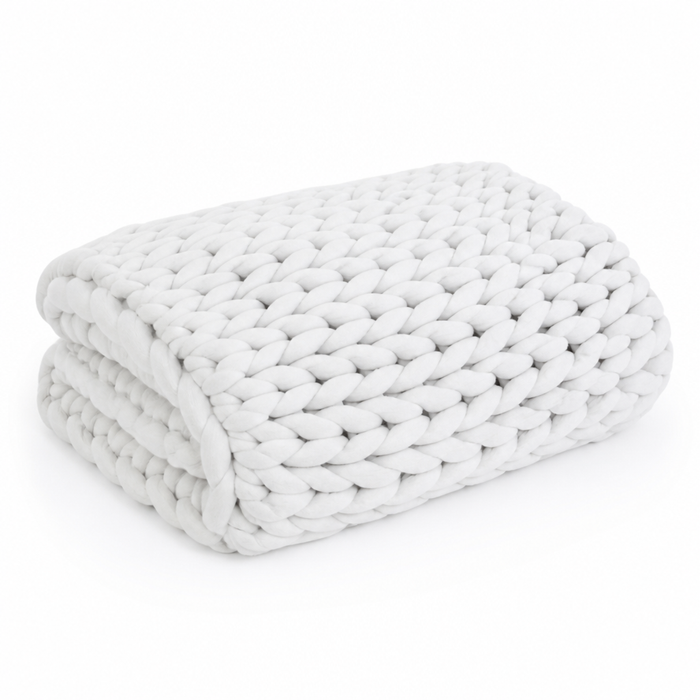 Plushridge™ Breathable Temperature-Regulating Weighted Blanket, Washable