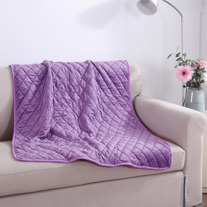 Plushridge USB heated throw blanket in plush velvet – 39 x 55 in