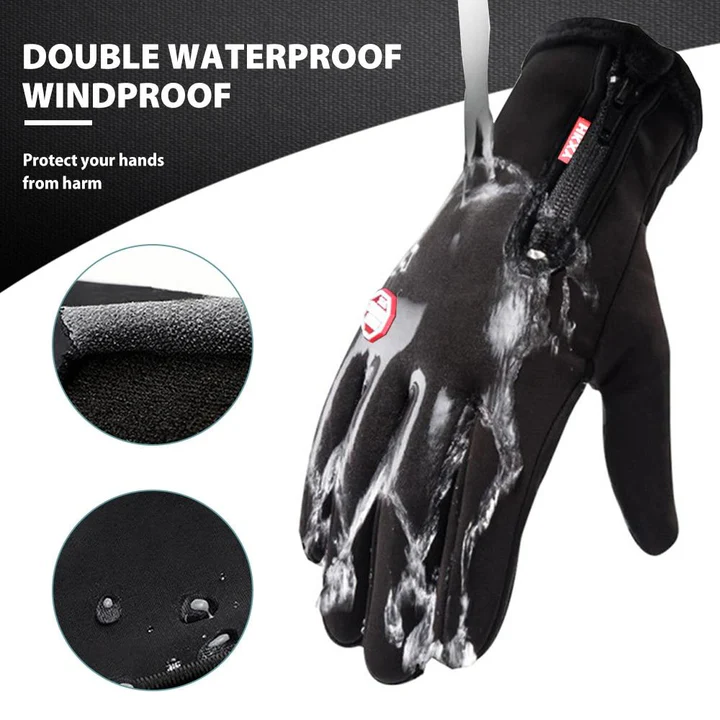 Plushridge™ Unisex Insulated Winter Gloves for Biking, Skiing and Running