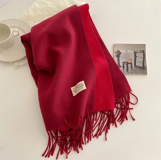 Plushridge™ 100% Wool Winter Scarf – Super Soft and Warm for Men and Women