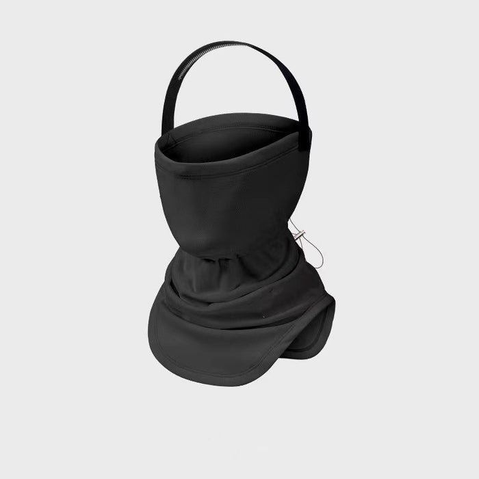 Plushridge Windproof ski face mask and neck cover with adjustable cord
