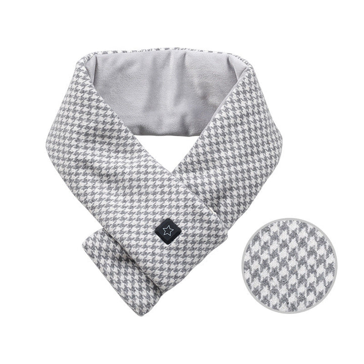 Plushridge™ Cotton Heated Scarf with 3 Heat Levels and 7-Hour Battery