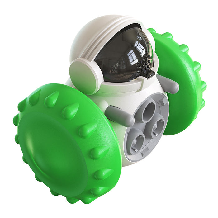 Plushridge Wobbling Robot Treat Toy for Dogs and Cats