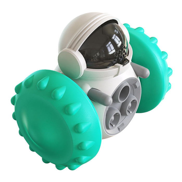 Plushridge Wobbling Robot Treat Toy for Dogs and Cats