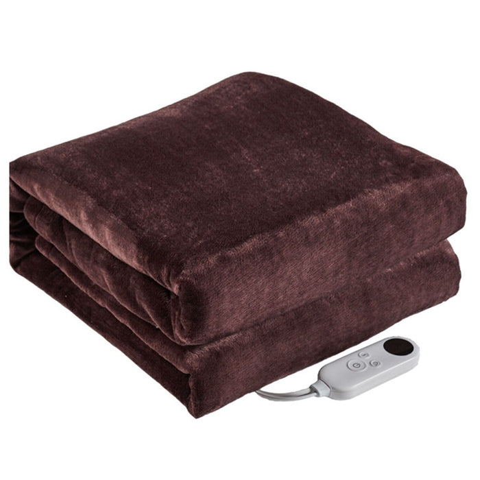 Plushridge™ Reversible Flannel Heated Blanket with 6 Heat Levels