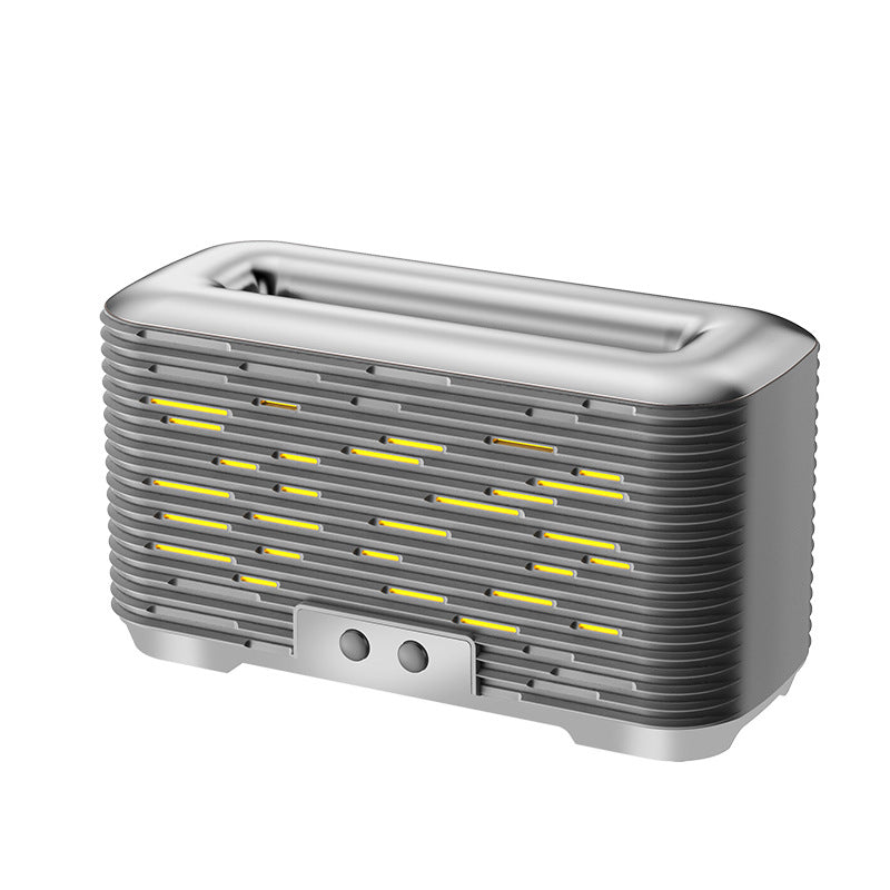 350 ml Flame Aroma Diffuser, Double-Color Light for Large Rooms