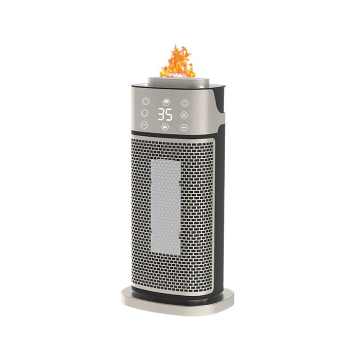 Plushridge Tower Fan Heater 2000W with Flame-Effect Humidifier