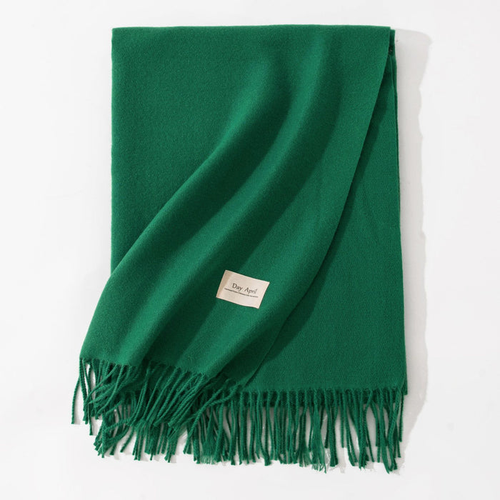 Plushridge Wide Faux Cashmere Scarf Shawl in 20 Colors