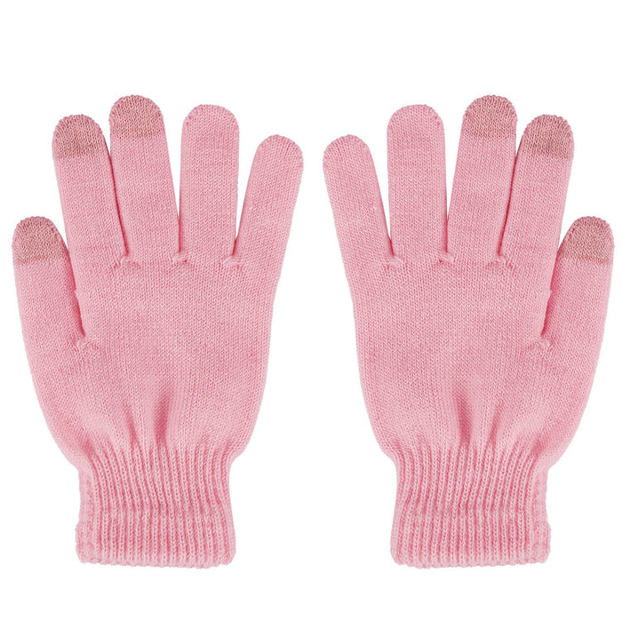 Plushridge Touchscreen Knit Gloves with Three Smart Fingertips