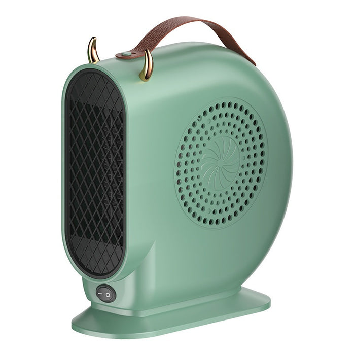 Plushridge Small Portable Heater with Leather-Look Carry Handle