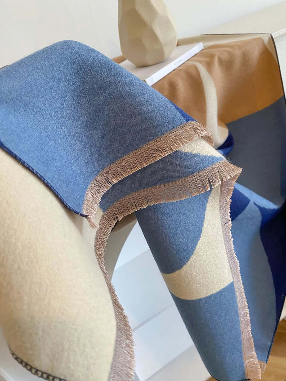 Women’s Reversible Winter Scarf – Soft &amp; Warm Wrap