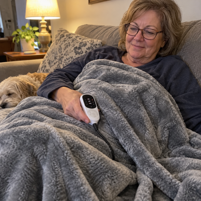Three heat settings, one happy dog