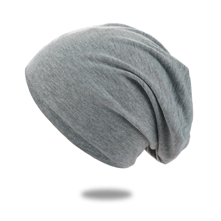 Slouchy Beanie Hat with Breathable Stretch Knit