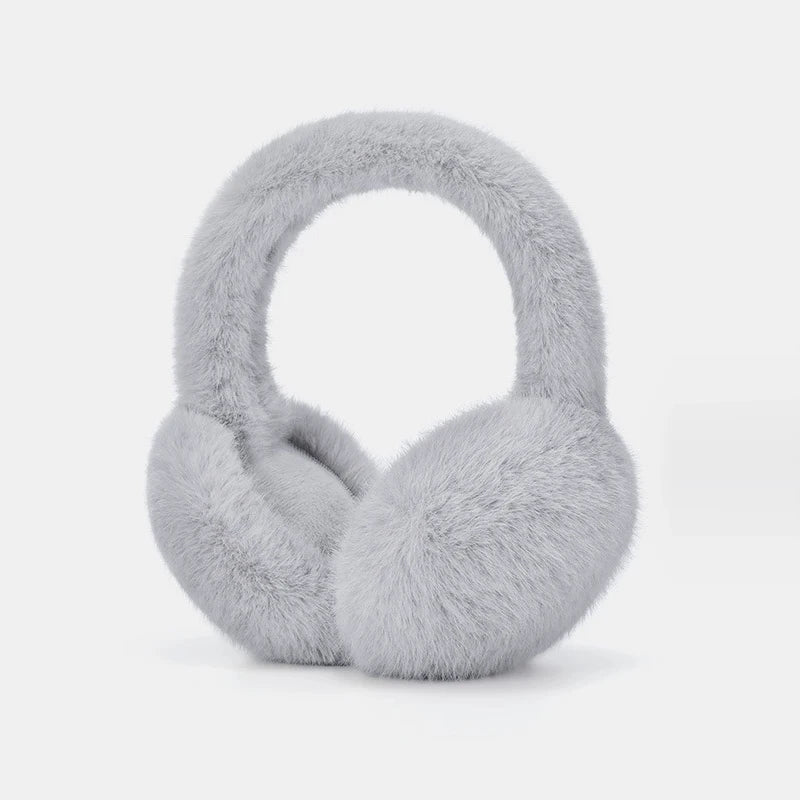 Plush Foldable Earmuffs That Stay Put on Windy Days