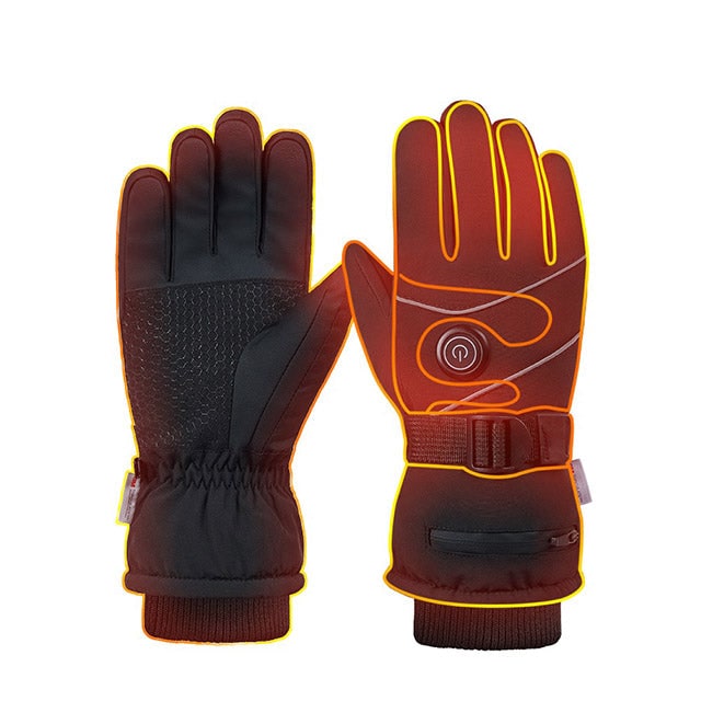 Plushridge™ Heated Touchscreen Gloves with Fleece Lining and 3 Heat Levels