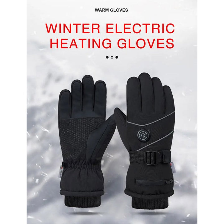 Plushridge™ Heated Touchscreen Gloves with Fleece Lining and 3 Heat Levels