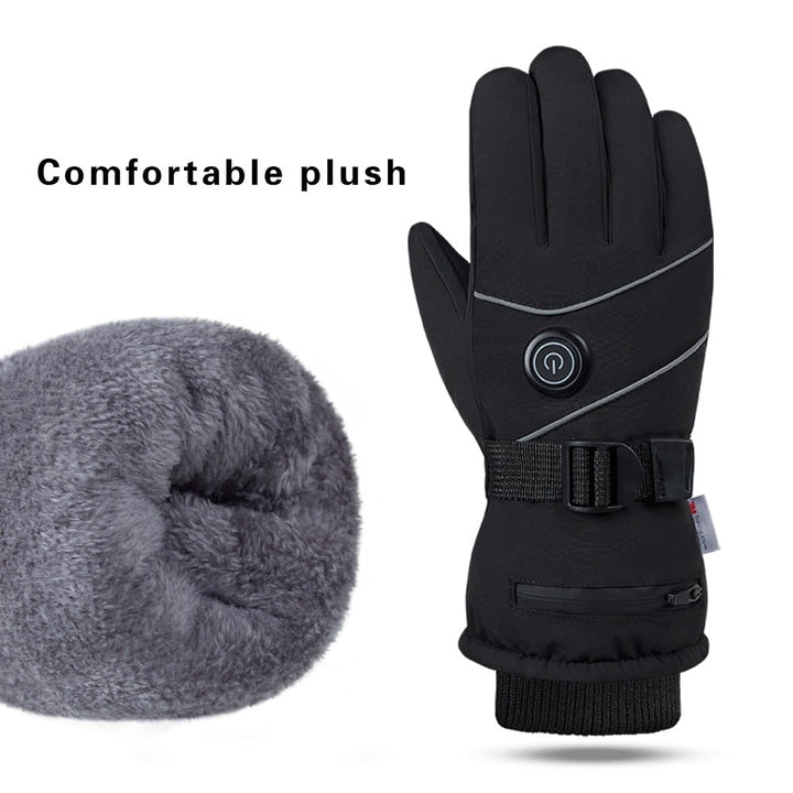 Plushridge™ Heated Touchscreen Gloves with Fleece Lining and 3 Heat Levels