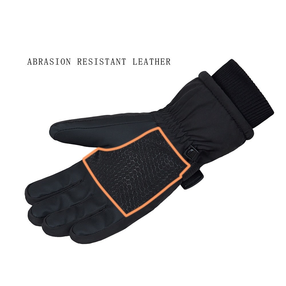 Plushridge™ Heated Touchscreen Gloves with Fleece Lining and 3 Heat Levels