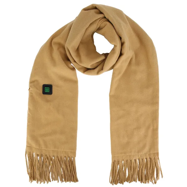 Plushridge™ Heated Fleece Neck Scarf with LED Heat Indicator