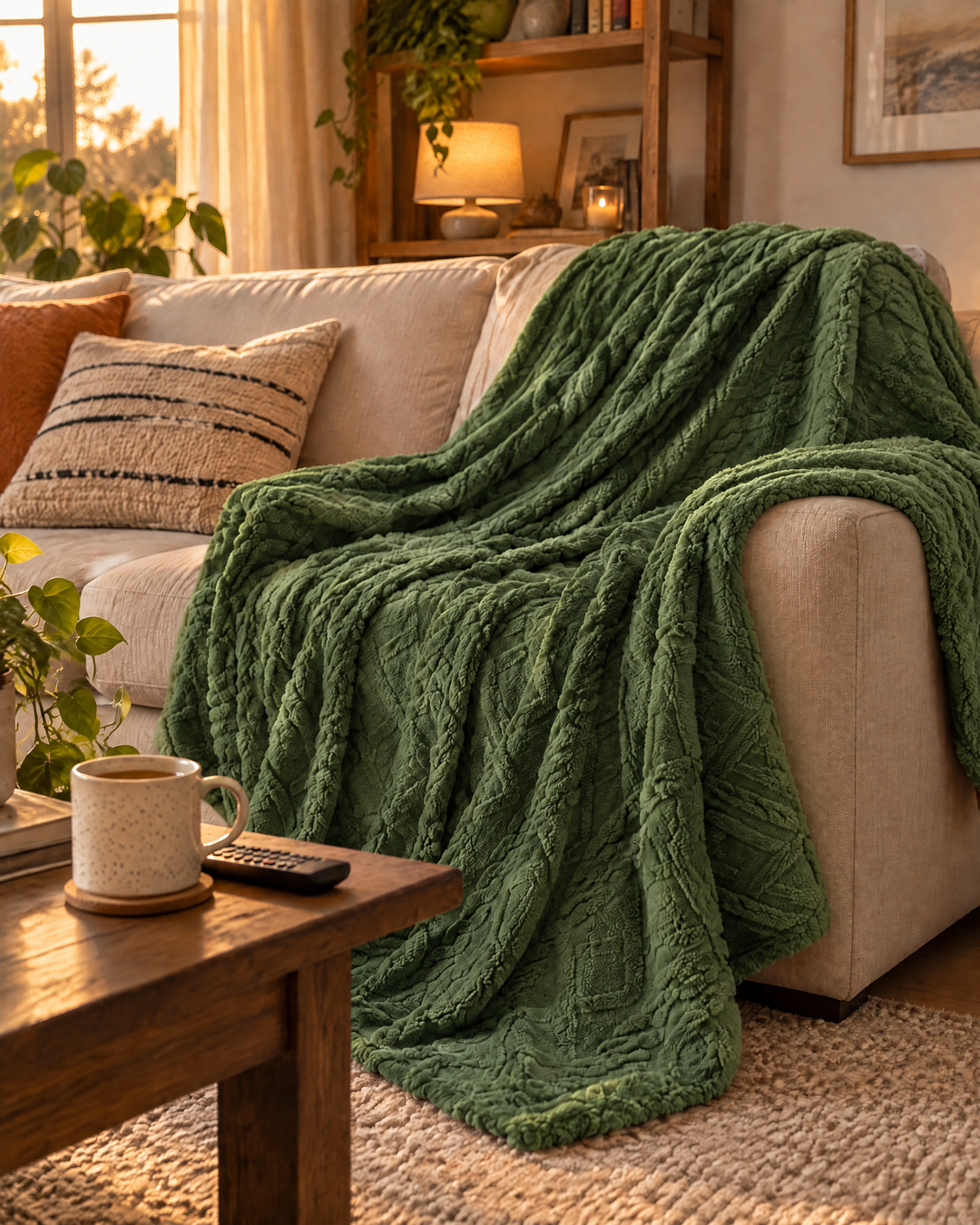 Flannel Fleece Throw Blanket – Soft Fluffy Warm Blanket for Couch &amp; Bed, Lap, Throw &amp; Full Sizes, 8 Colors