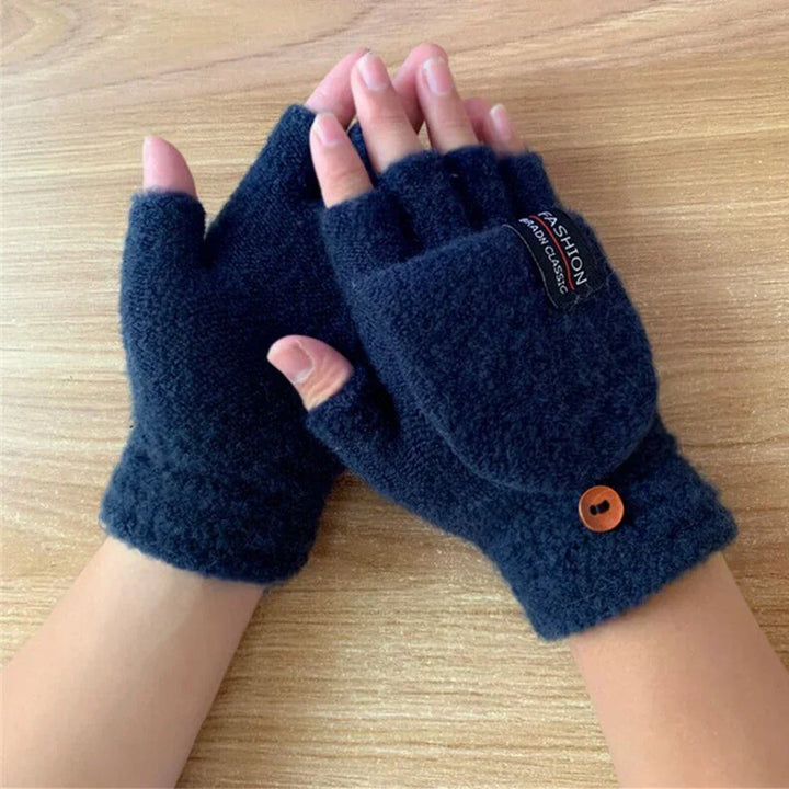 Plushridge™ USB Rechargeable Heated Knit Gloves with 3 Heat Settings