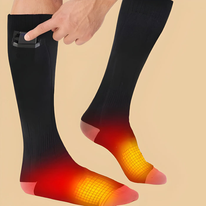 Plushridge™ Rechargeable Heated Socks with 3 Heat Settings up to 120°F