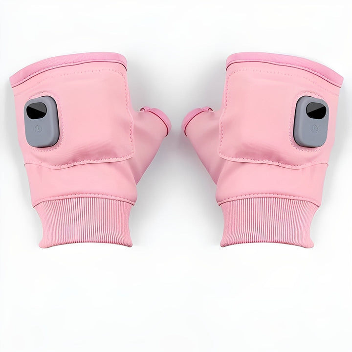 Plushridge™ Fingerless Heated Gloves, USB-C Rechargeable, 3 Settings