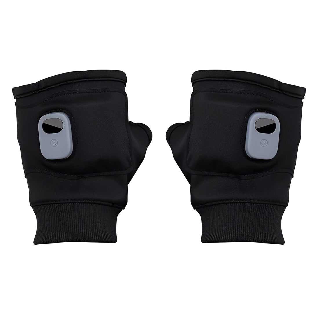 Plushridge™ Fingerless Heated Gloves, USB-C Rechargeable, 3 Settings