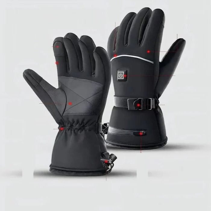 Plushridge™ Heated Motorcycle Gloves with Touchscreen Fingertips
