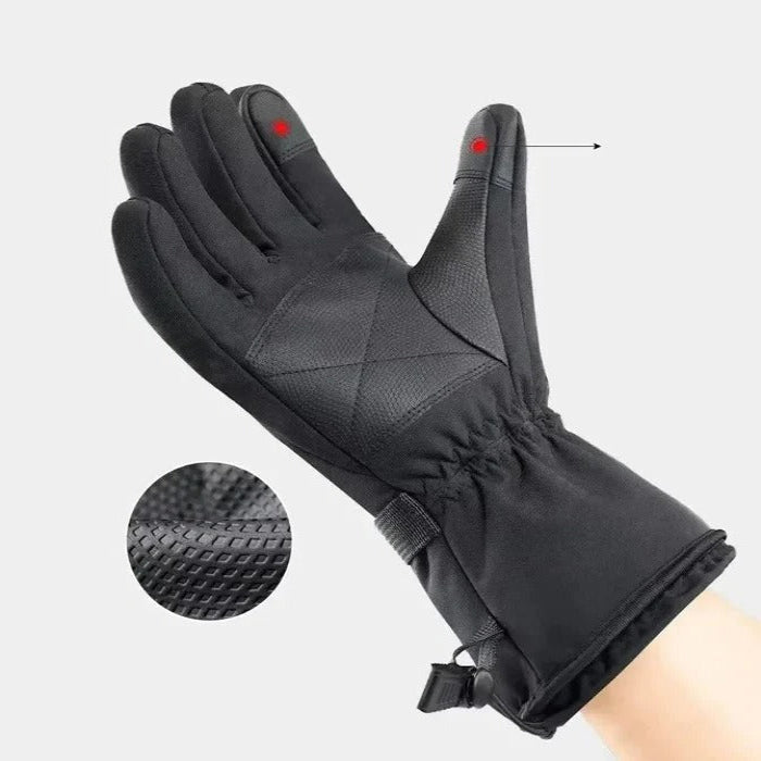 Plushridge™ Heated Motorcycle Gloves with Touchscreen Fingertips