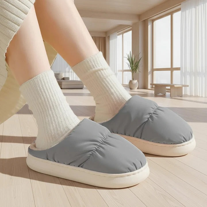 Plushridge™ USB Heated Slippers with Non-Slip Sole, Plush Lined