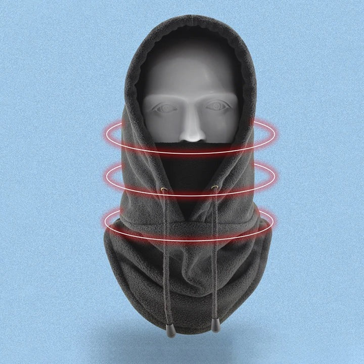 Plushridge™ Polar Fleece Balaclava and Ski Hood with Adjustable Fit