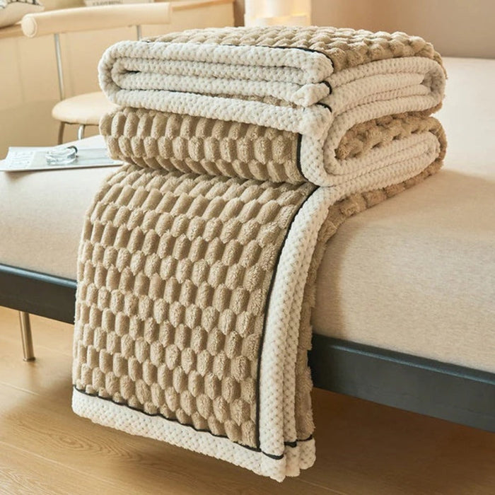 Plushridge™ Bubble Textured Cloud Blanket, Plush and Airy Cozy Throw