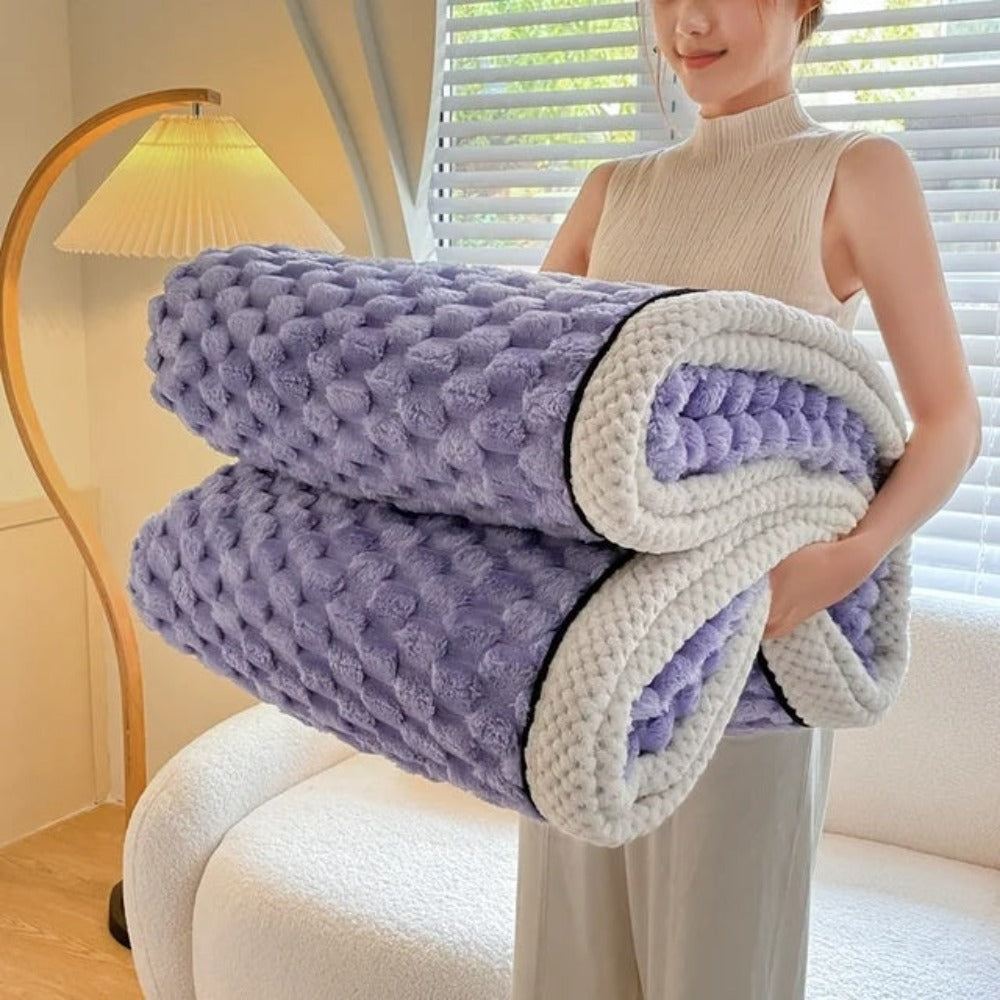 Cloud Cuddle Blanket Bubble‑Textured Cozy Throw