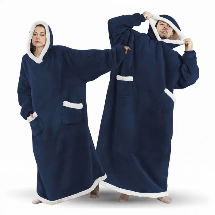 Plushridge™ Giant Oversized Hoodie Blanket in Thick Brushed Fleece