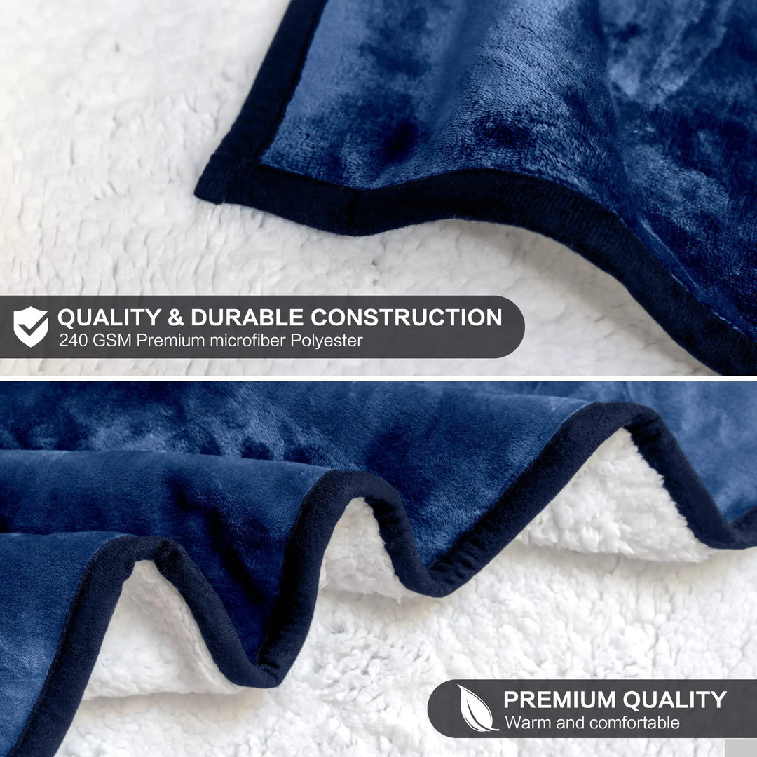 Penguin Wearable Blanket with Oversized Hood and Button Front