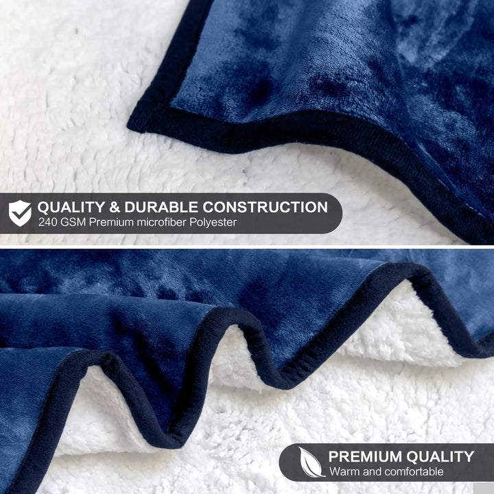 Penguin Wearable Blanket with Oversized Hood and Button Front