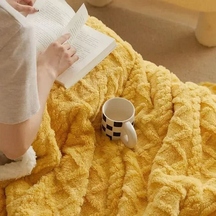 Plushridge™ Reversible Winter Blanket, Warm and Modern Two-Sided Throw