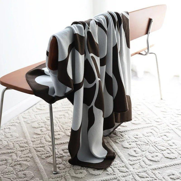 Plushridge™ Boho Abstract Throw Blanket in a Soft, Skin-Friendly Cotton Blend