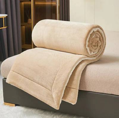 Soft Fleece Throw Blanket in Plush Fabric