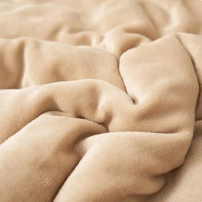 Soft Fleece Throw Blanket in Plush Fabric
