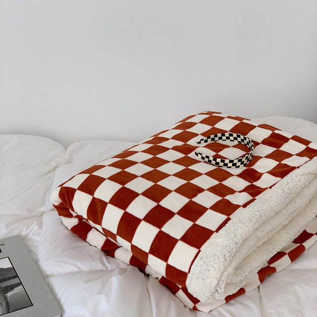 Checkerboard Throw Blanket