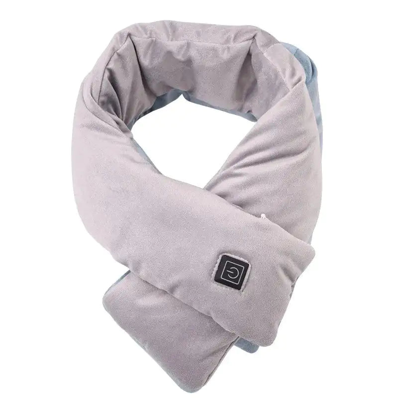 Plushridge™ USB Heated Neck Wrap Scarf with Even, Soothing Warmth