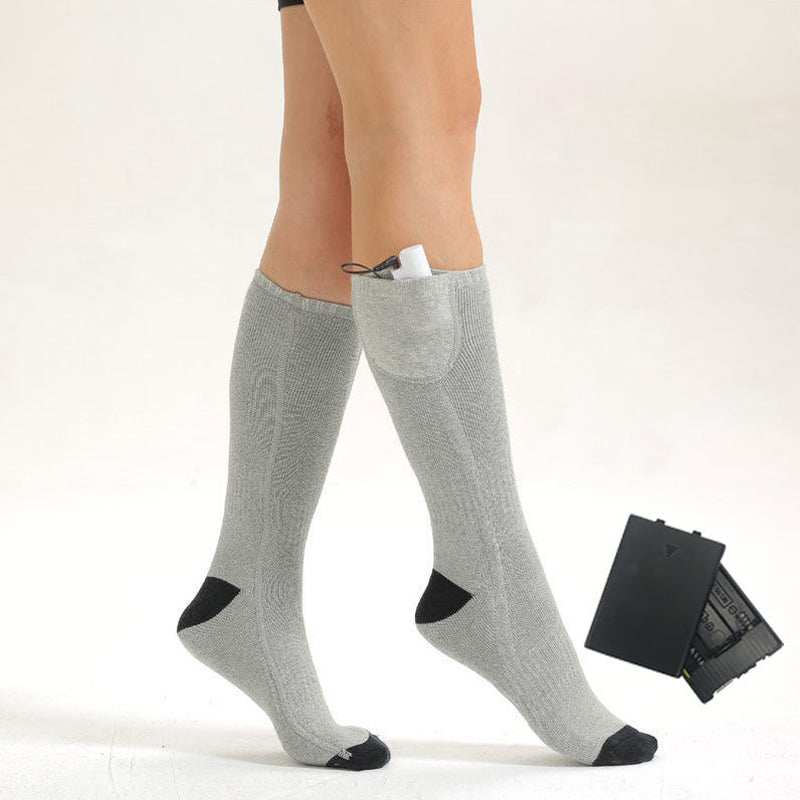 Plushridge™ Rechargeable Heated Socks with Adjustable Temperature