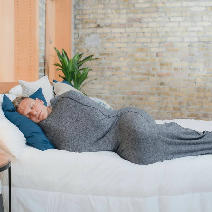 Stretchy Wearable Sleep Pod Blanket for Adults, Full-Body Hug
