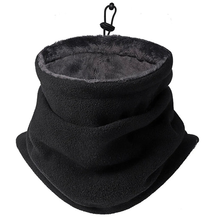 Plushridge™ Fleece Balaclava Neck Warmer with Plush Lining and Adjustable Toggle